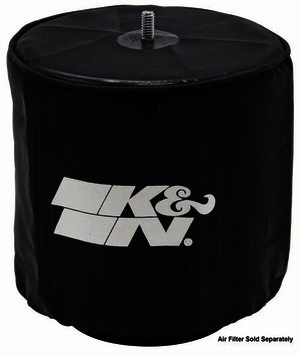 K&N Air Filter Wrap - DRYCHARGER WRAP; RC-5182XD; BLACK