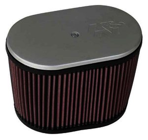 K&N Universal Air Filter - HILBRN P, 2-1/2" DUAL, 9" X 5-1/2", 6