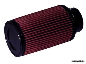 K&N Universal Rubber Filter - 3"FLG, 5"OD-B, 4-5/8"OD-T, 8"H