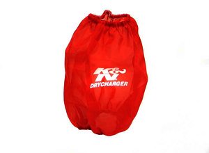 K&N Air Filter Wrap - DRYCHARGER WRAP, RED, CUSTOM