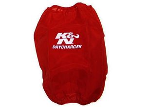 K&N Air Filter Wrap - DRYCHARGER WRAP, RED, CUSTOM