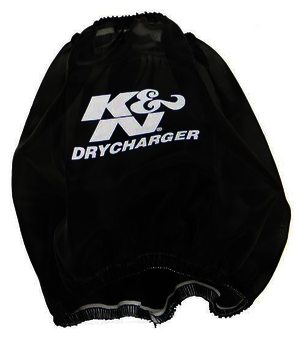 K&N Air Filter Wrap - DRYCHARGER WRAP; RF-1036, BLACK
