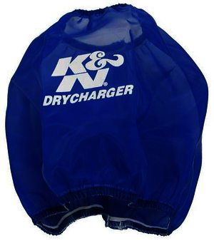 K&N Air Filter Wrap - DRYCHARGER WRAP; RF-1036, BLUE