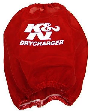 K&N Air Filter Wrap - DRYCHARGER WRAP; RF-1036, RED