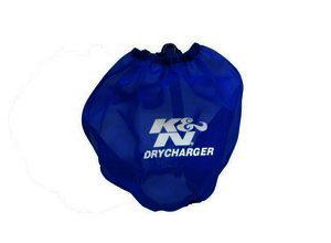 K&N Air Filter Wrap - DRYCHARGER WRAP, BLUE, CUSTOM