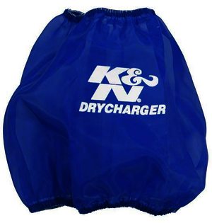 K&N Air Filter Wrap - DRYCHARGER WRAP; RF-1048, BLUE