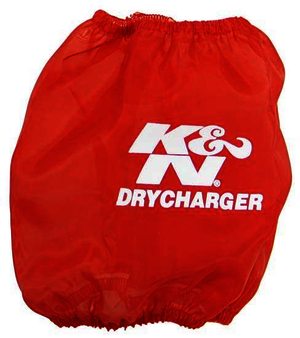 K&N Air Filter Wrap - DRYCHARGER WRAP; RP-4660, RED