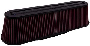 K&N Universal Air Filter - Carbon Fiber Top and Base - 8-3/4" X