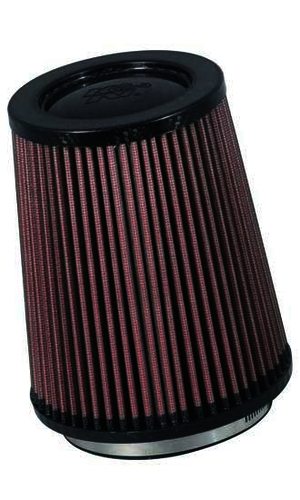 K&N Universal Air Filter - Carbon Fiber Top - 4-1/4"FLG, 5-7/8"B