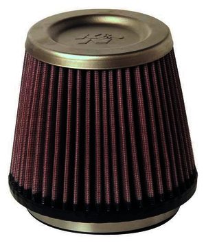 K&N Universal Air Filter - Titanium Top - 4-1/2"FLG, 5-7/8"B, 4-