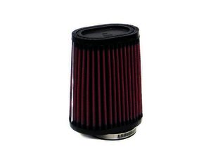 K&N Universal Rubber Filter - 2-1/8"FLG O/S, 4" X 3", 5"H, OVAL