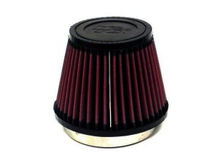 K&N Universal Rubber Filter - 3-1/2"FLG, 5"B, 3-1/2"T, 4"H