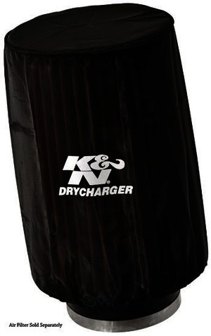 K&N Air Filter Wrap - DRYCHARGER; RU-5045, BLACK