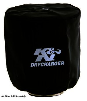 K&N Air Filter Wrap - DRYCHARGER WRAP; RX-3810-1, BLACK