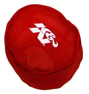 K&N Air Filter Wrap - DRYCHARGER WRAP; RX-4990, RED