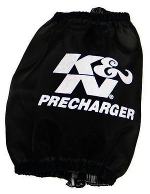 K&N Air Filter Wrap - PRECHARGER WRAP, BLACK; SUZUKI