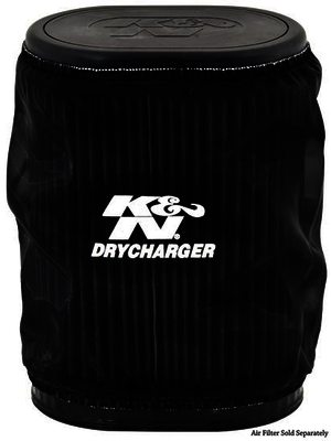 K&N Air Filter Wrap - DRYCHARGER WRAP; YA-7008, BLACK