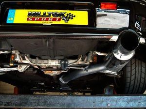 Milltek 3" cat-back system Lancer EVO 7 and 8 EU goedkeuring