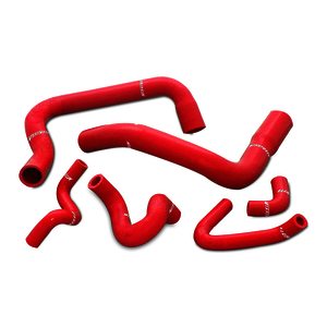 Mishimoto 86-93 GT/Cobra Ford Mustang Silicone Hose Kit, Red