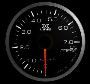 STRI X-line gauge 52mm Oil pressure