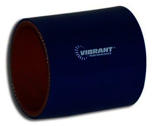 Vibrant Silicone Coupler, 3" long - Blue