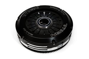 Titan Motorsports Twin Disc carbon clutch - aluminum flywheel