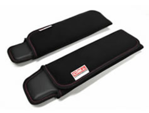 TRD Seat Belt Shoulder Pad Set Black stitch for Toyota GT86