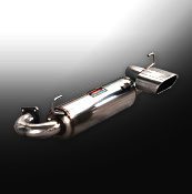 Supersprint Rear exhaust " Racing " 145x75 - Under development -