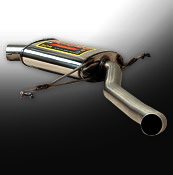 Supersprint Centre exhaust Stainless steel - FORD SIERRA COSWORT
