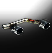 Supersprint Endpipe kit with central exit OO90 - 100% Stainless