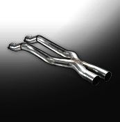 Supersprint Centre pipe "X". - Replaces OEM centre exhaust. - MA
