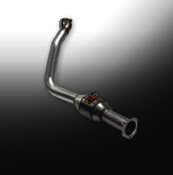 Supersprint Downpipe L.+ metallic kat - Available exclusively