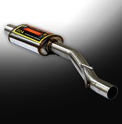 Supersprint Centre exhaust - MERCEDES W208 CLK 200 (136 Hp) (Cou